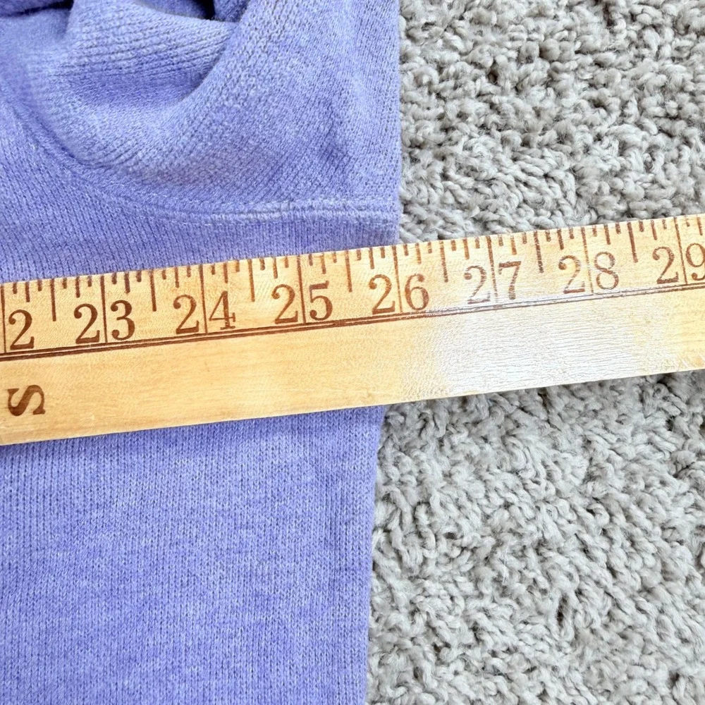 Polo Ralph Lauren Mens XXL Purple Qt Zip Cotton Pullover Sweater preppy logo